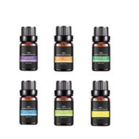 Organic Essential Oils Set Top Sale  Natural Therapeutic Grade Aromatherapy Oil Gift Kit For Diffuser (Option: Set of 6 essential oils)