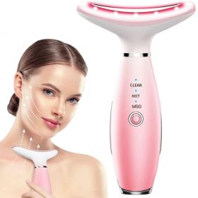 Neck Face Massager, Skin Care Face Massage Tool, 3-in-1 Facial Massager, Face Sculpting Tool With Thermals, Vibration (Option: W13535403)
